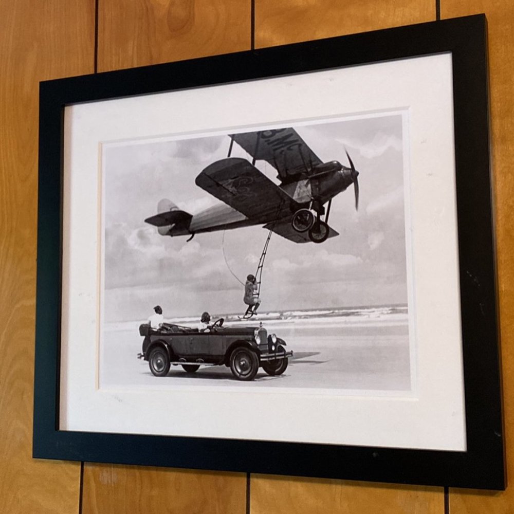 NY Times Framed airplane print